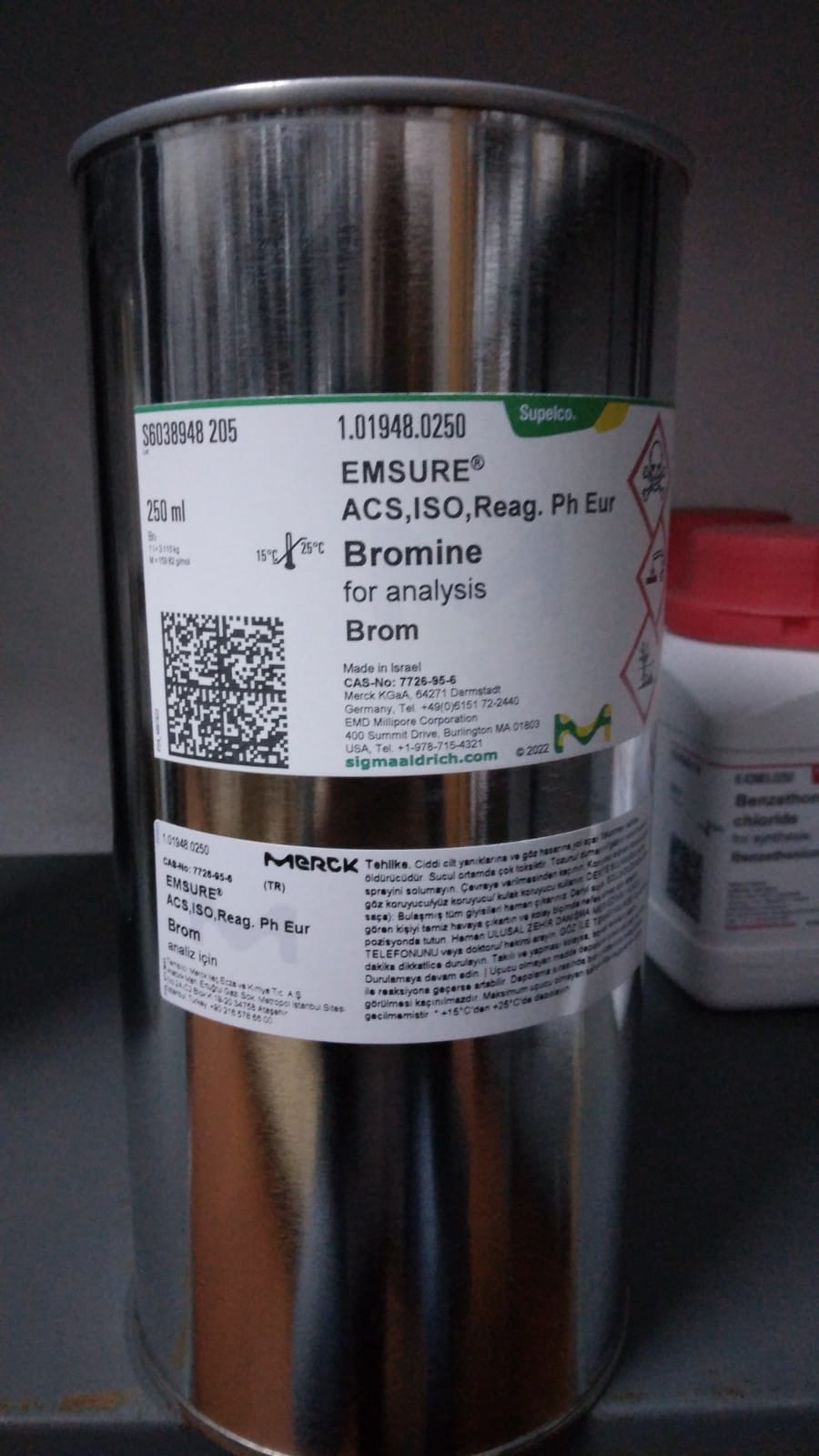 1.01948.0250 BROMİNE MERCK