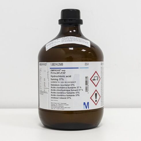 Hydrochloric acid fuming 37% 1.00314.2500 merck